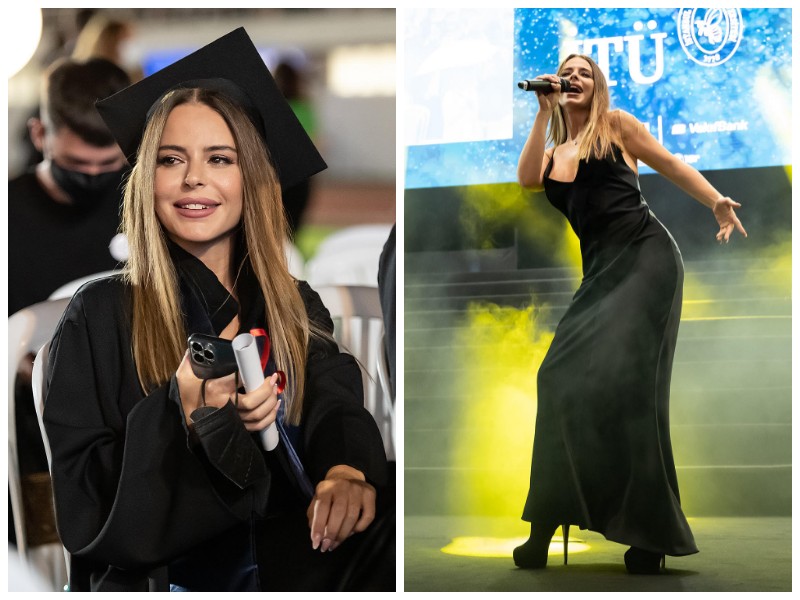 Simge mezun oldu