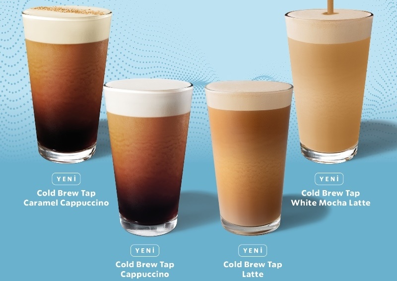 Starbucks’tan yeni bir kahve “Cold Brew Tap Ailesi”