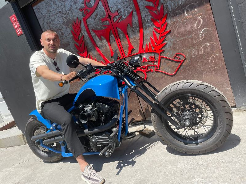 Burak Yılmaz'a özel motosiklet