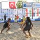 Plajda Ragbi’ye büyük ilgi