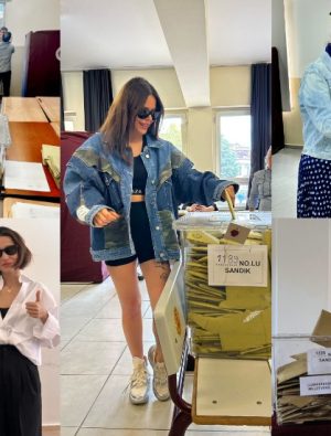 Seçimlerde sanatçılarda görevini yerine getirdi