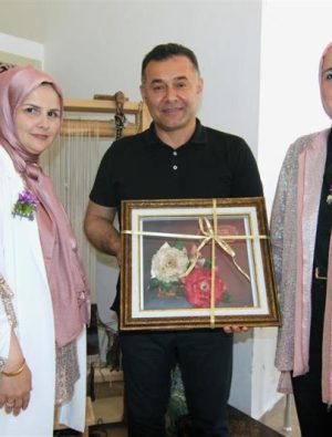 Kursiyerlerin yıl sonu sergisi