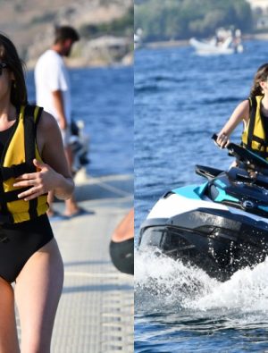 Yağmur Tanrısevsin’den Jet-ski şov