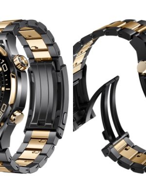 Altın kaplama akıllı saat