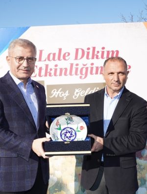 Laleler toprakla buluştu