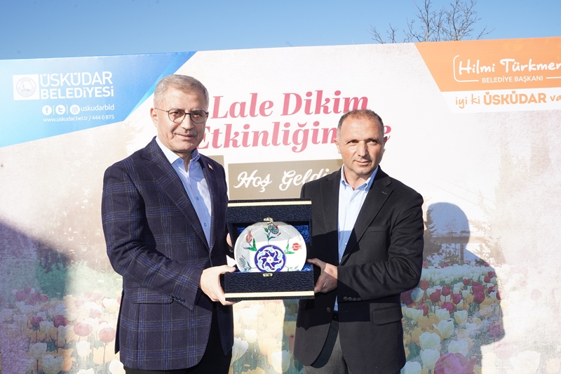 Laleler toprakla buluştu