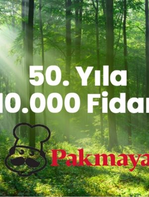 Pakmaya'dan 50. Yıl anısına on bin fidan!