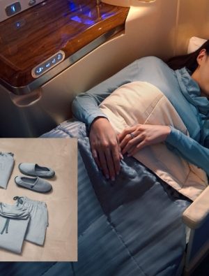 Emirates, uçak içi kıyafet setini tanıttı
