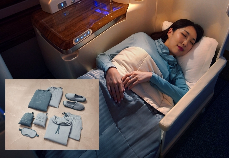 Emirates, uçak içi kıyafet setini tanıttı