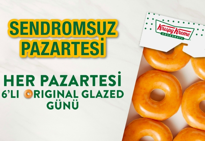 Krispy Kreme ile sendromsuz pazartesi