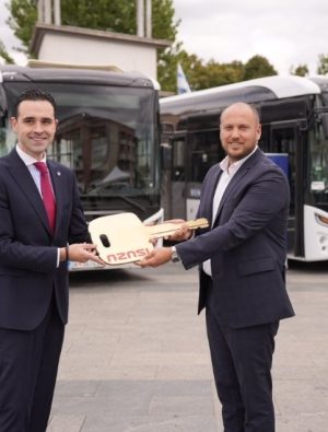 Makedonya’ya elektrikli otobüs