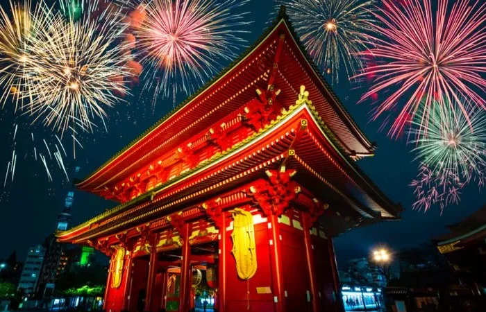 Tokyo, Japonya'da yeni yıl kutlamaları
