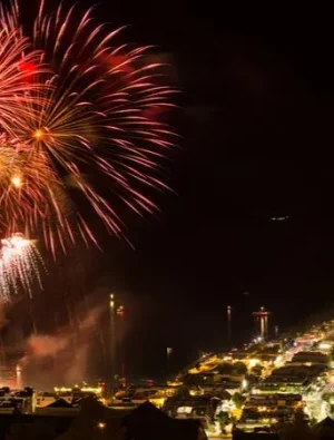Queenstown, Yeni Zelanda’da yeni yıl kutlamaları