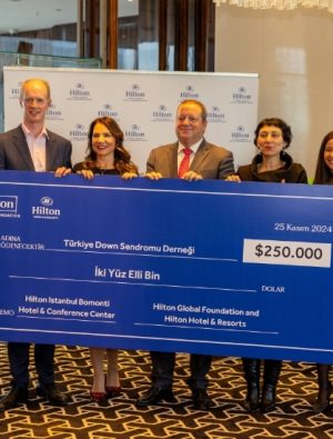 Hilton Global Vakfı’ndan anlamlı destek