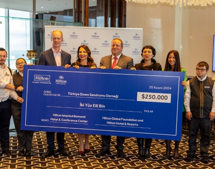 Hilton Global Vakfı’ndan anlamlı destek