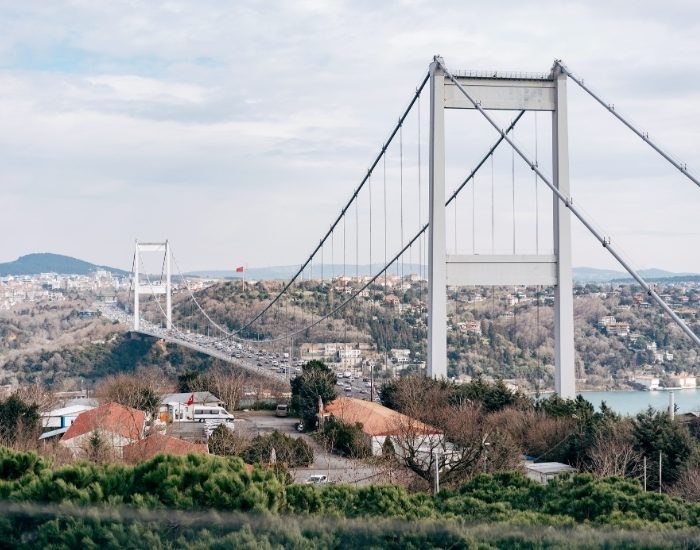 Tepe Restauranta Boğaza karşı iftar