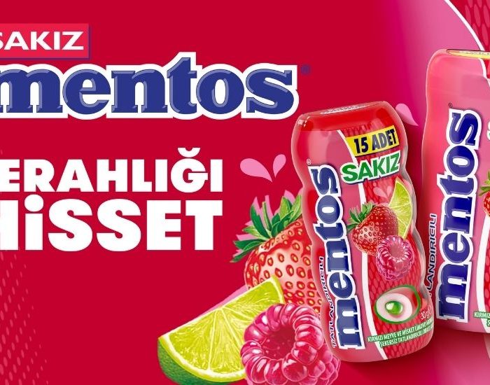 Mentos Sakız’dan yeni lezzet: Kırmızı meyve ve misket limonu