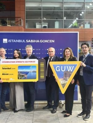 Sabiha Gökçen’den Atırav’a direkt uçuşlar başladı