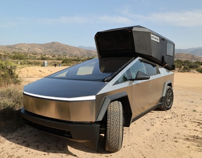Tesla Cybertruck’ın ilk karavanı Bitcoin ile satışa çıktı