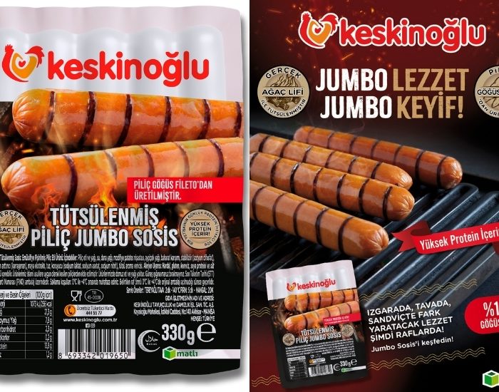  Keskinoğlu’ndan tütsülenmiş piliç jumbo sosis