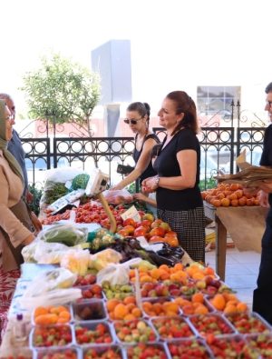 Çeşme’nin organik pazarı