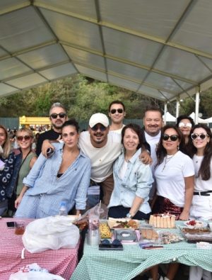 Açık havada caz renkli görüntülere sahne oldu