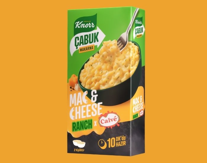 Knorr Çabuk, Mac & Cheese ve Calve’nin Ranch sosu buluştu