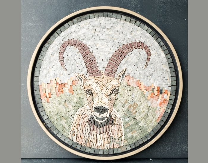 Mehmet Kına’dan Keçi İmgesiyle Çağdaş Mozaik Yorumu