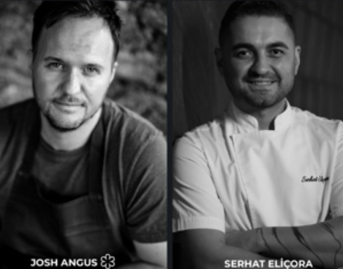 Serhat Eliçora ve Josh Angus Aynı Sofrada