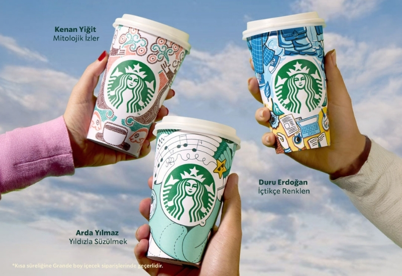 Starbucks Bardakları Sanatla Buluştu