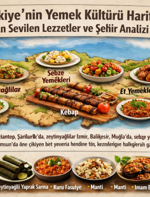 Türkiye’nin Yemek Kültürü Haritası: Sofralarda Bir Lezzet Yolculuğu