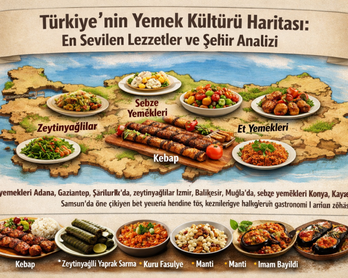 Türkiye’nin Yemek Kültürü Haritası: Sofralarda Bir Lezzet Yolculuğu