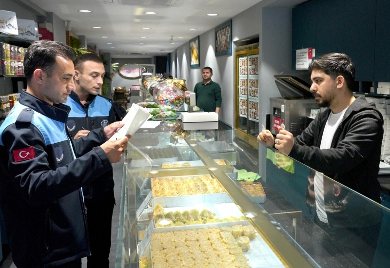 Şişli’de Bayram Öncesi Baklava ve Şeker Denetimi