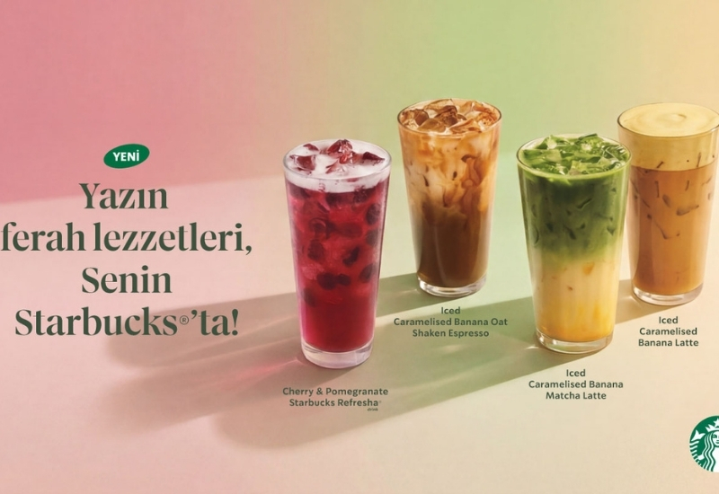 Yazın Enerjisi Starbucks’ta: Yeni Kahve ve Renkli Koleksiyon