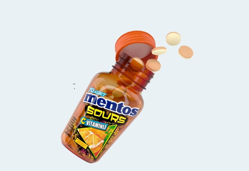 Mentos Sours Portakal: Ekşi Tadın Yeni Yüzü