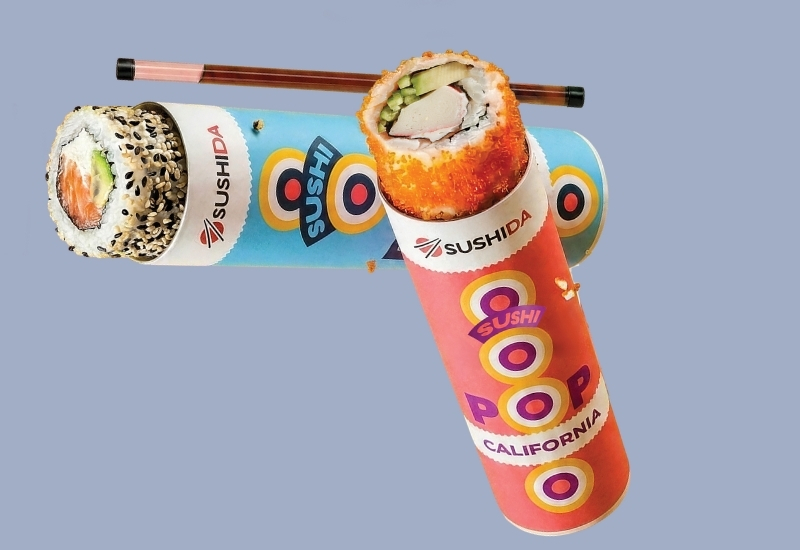 Silindir Ambalajıyla Pratik ve Yenilikçi Sushi Deneyimi