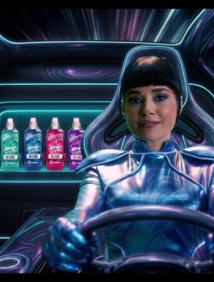Bingo Jet Jel reklam filminde Özgü Namal süper kahraman oldu