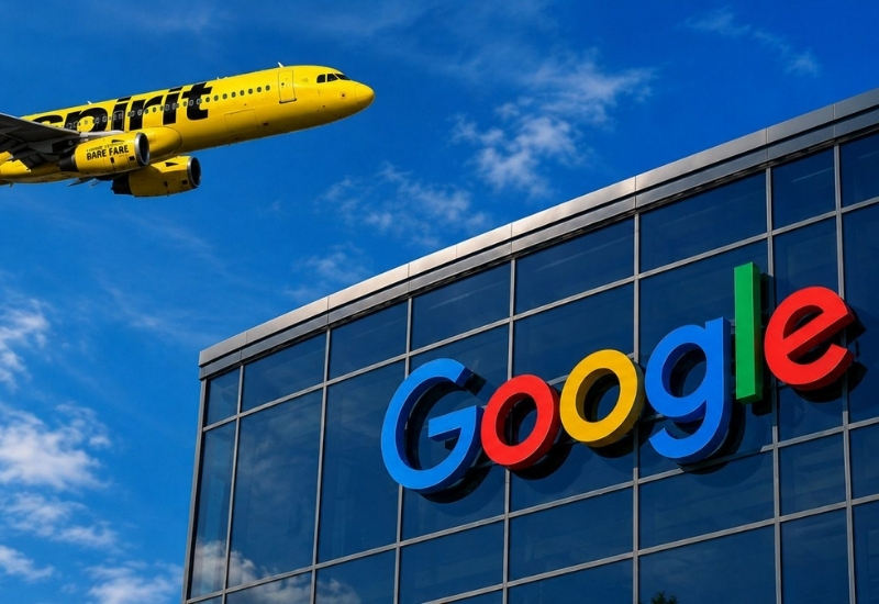 Google Spirit Airlines Verilerini Satın Aldı