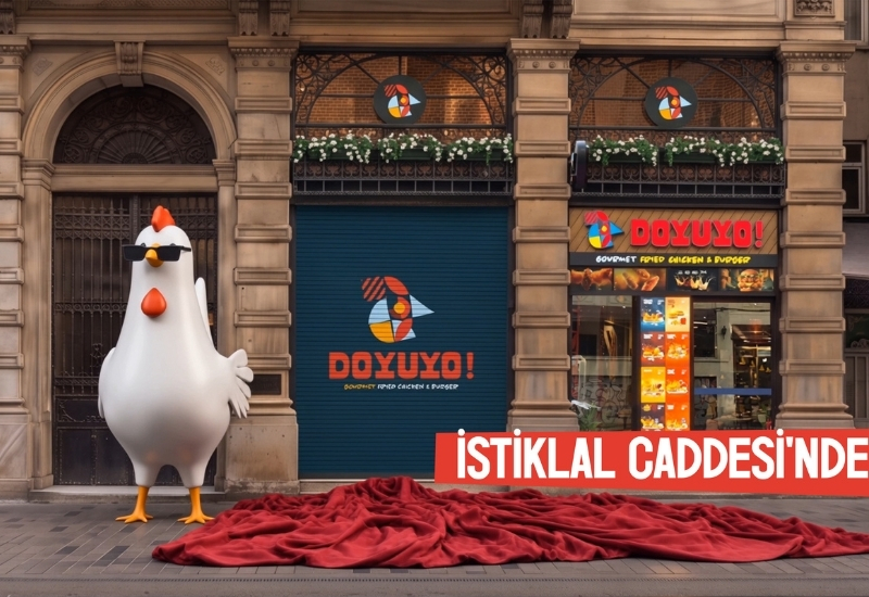 İkonik Tramvay Dijital Sanatla Ajan Tavuk’a Dönüştü