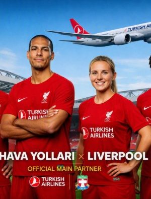 Türk Hava Yolları Liverpool FC’nin Ana Partneri Oluyor