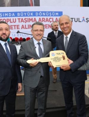 Trabzon Büyükşehir Belediyesi'nin Ulaşım Filosuna 10 Yeni Otobüs