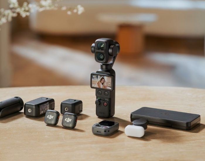 8K Kamera, Kablosuz Mikrofon ve Cep Sinema Kamerası Bir Arada